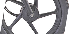 Platina 100 ES Brake & Tyre Details